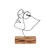 Aberto Design Dekorativna figura M-037, 17x31x3.5 cm, Crna