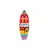 WallXpert dekorativna daska za surf od pleksiglasa Mvsf46M, šarena ilustracija sa simbolima Rumunije, 36 x 100 cm