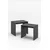 Hanah Home set umetnutih stočića Arya, 48 cm, antracit