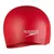 Speedo PLAIN MOULDED SILICONE CAP AF/AM/AU, plavalna kapa, rdeča 8709841