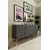 Hanah Home komoda Moka 180, 180 cm, antracit / srebrna