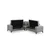 Kristal 2+2 - Light Grey Light Grey Corner Sofa-Bed