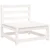 Vrtna sofa bijela 70 x 70 x 67 cm od masivne borovine