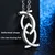 Prstan Kissing Fish - SS8-R132 silver