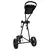 vidaXL Golf voziček Črna 95 x 60 x 130 cm elezo