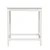 Vidaxl Barska miza bela 100x50x110 cm trdna borovina