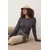 Trendyol Curve Ženska bluza Tbbaw25Af00027, Tamnosiva