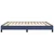 Vidaxl Posteljni okvir brez vzmetnice moder 160x200 cm blago