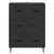 Ormar s ladicama Crna 66 x 34,5 x 89,5 cm Konstruirano drvo