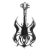 Ovratnica ETNOX - Spider Guitar - SK1102