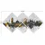Wallity slika 4MDF1580766238, 60x115 cm, 4 dijela