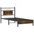 Vidaxl Posteljni okvir brez vzmetnice hrast 90x190 cm inženirski les