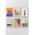 Wallity Dekorativna slika Artsycllct11, 33x48cm, 6 delova