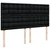 Vidaxl Box spring postelja z vzmetnico črn 200x200 cm blago