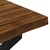vidaXL Jedilna miza z naravno robom 140 x 70 x 75 cm Naravna