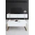 Hanah Home Set TV Komoda i klub sto Belo-Zlatni