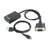 A-VGA-HDMI-01 Gembird VGA to HDMI and audio cable, single port, black WITH AUDIO