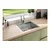 Deante Olfato ZPO 010B Sudopera, 1 korito, 20cm, Čelična, Inox