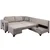 ATELIER DEL SOFA Ugaona garnitura Loft Light Brown