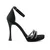 Mona shoes Ženske sandale na štiklu, Crne