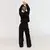 GymBeam Women‘s Varsity Sweatpants Black