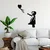 Wallity Zidna dekoracija Banksy 14, 105x85cm, Crna