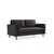 ATELIER DEL SOFA Sofa dvosed Rome Black