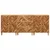 vidaXL Omare za shranjevanje 3 pcs Rjava 60 x 33,5 x 75 cm