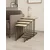 Hanah Home Tekerli set stolića (umetnuti), antik/travertin (4 kom)