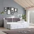 HANAH HOME Krevet Alacati White Anthracite