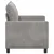 Sofa Svjetlosiva 126 x 81 x 87,5 cm Baršun