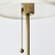 ARSTID Stona lampa, mesing/bela