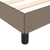 vidaXL Posteljni okvir taupe 180x200 cm blago