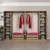 Hanah Home ormar sa reflektujućim staklom Nisa 20613, 270 cm, dore
