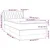 Vidaxl Box spring postelja z vzmetnico krem 90x200 cm blago