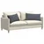 Jastučići za sofu 2 pcs Tamno siva 80 x 40 cm Kordura tekstil