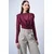 Trend Alacati Stili Ženska bluza Alc-X15063, Bordo