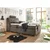 MID.YOU POSTELJA BOXSPRING 120 cm  x 200 cm , tekstil, leseni material rjava