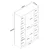 Hanah home Ormar 120x190,8x47,3cm Orah