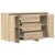 Kreveta Sonoma hrast 120 x 41 x 75 cm Konstruirano drvo
