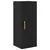Highboard 2 pcs Crni hrast Konstruirano drvo