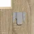 Vidaxl Toaletna mizica Rjava 60 x 40 x 70 cm Konstruiran les
