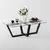 Hanah Home Klub sto Amalfi 105x35x65cm Antracit