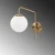 Opviq Zidna lampa E14 Socket, Bronzana