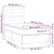Vidaxl Box spring postelja z vzmetnico krem 90x190 cm umetno usnje