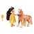 Jakks Pacific punčka Disney Princess mala Belle 15 cm in Phililpe 221574