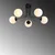 Opviq Luster Daisy-147-AV2, 80 cm, 5xE27