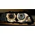 OEM Kristalni farovi Angel Eyes BMW E46 Coupe (03-06), Crni