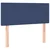 Vidaxl Box spring postelja z vzmetnico modra 100x200 cm blago