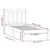 Vidaxl Posteljni okvir 75x190 cm trden les